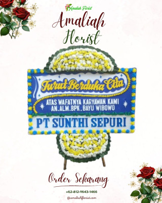 Papan Bunga Duka di Ngkaring Karing