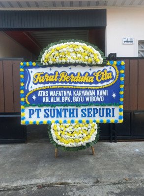 Papan Bunga Duka di Ngkaring Karing